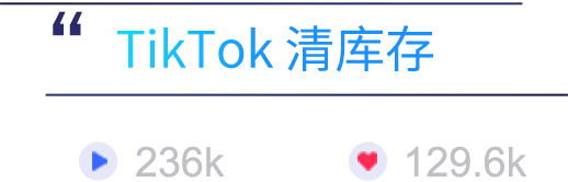 TikTok 清库存